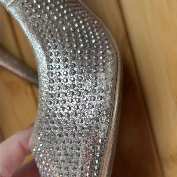 INC International Concepts Silver Crystal-Accented Stiletto Pumps - Picture 14 of 15